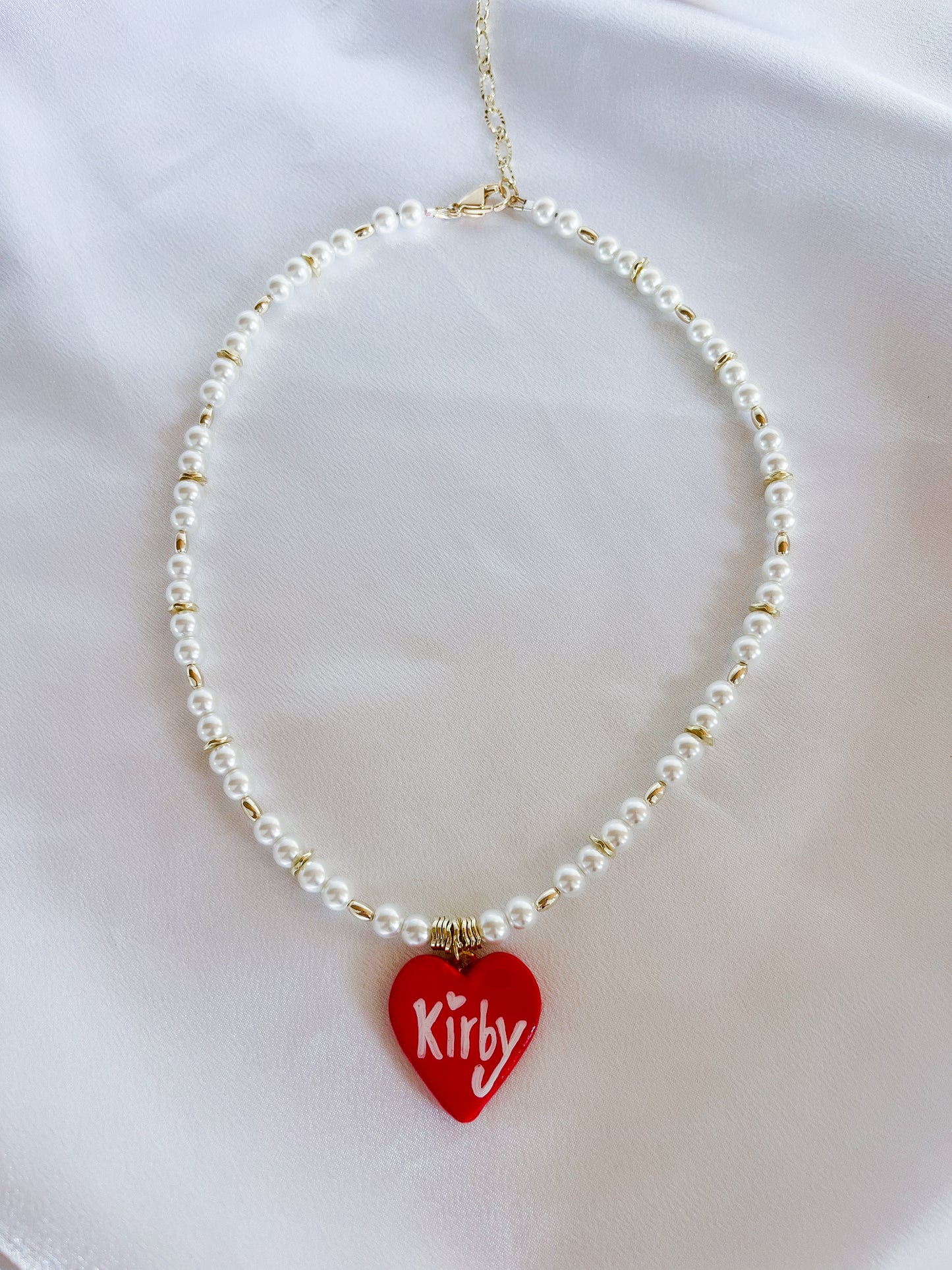 Kirby heart necklace