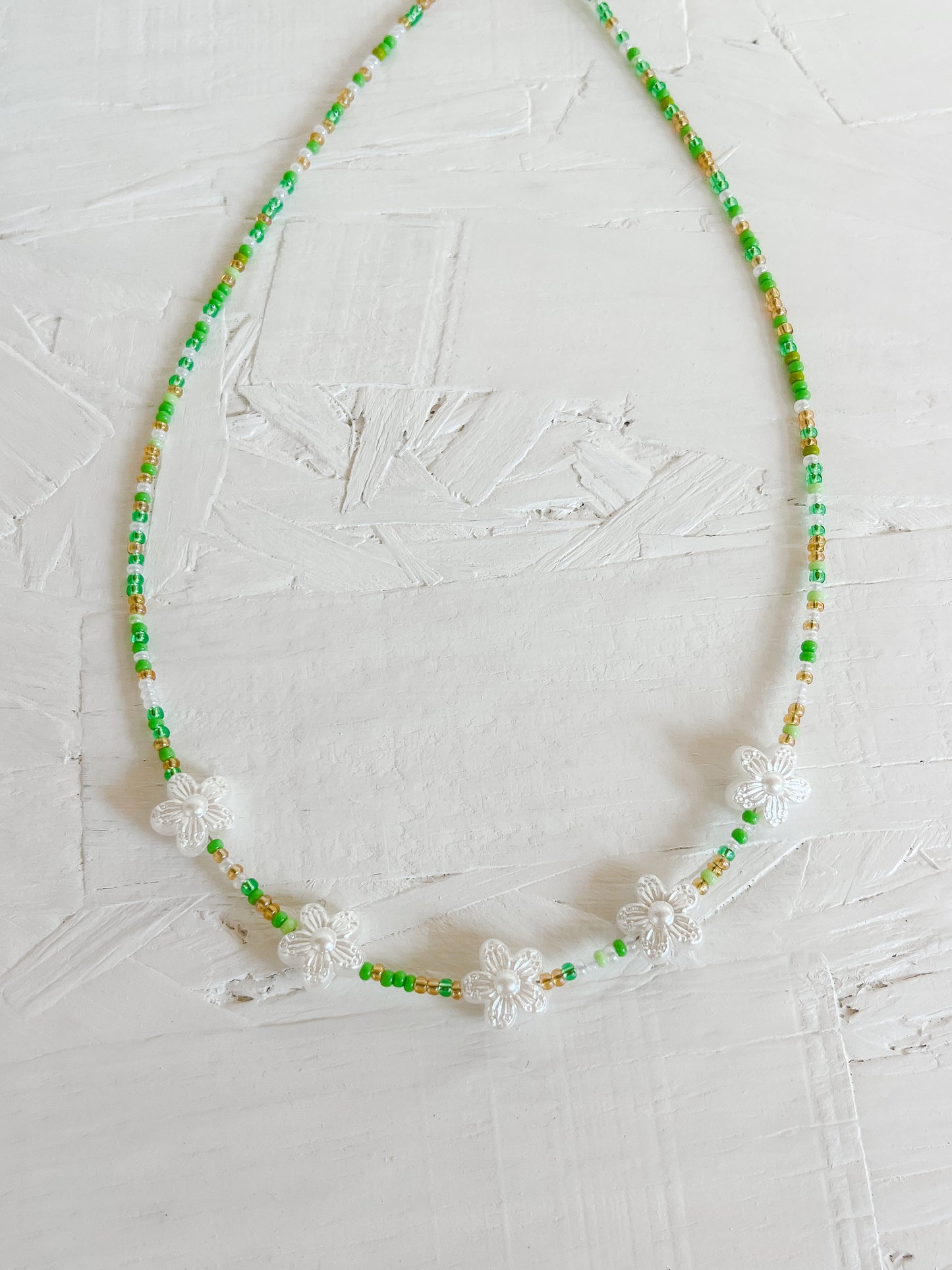 Mixed greens flower choker