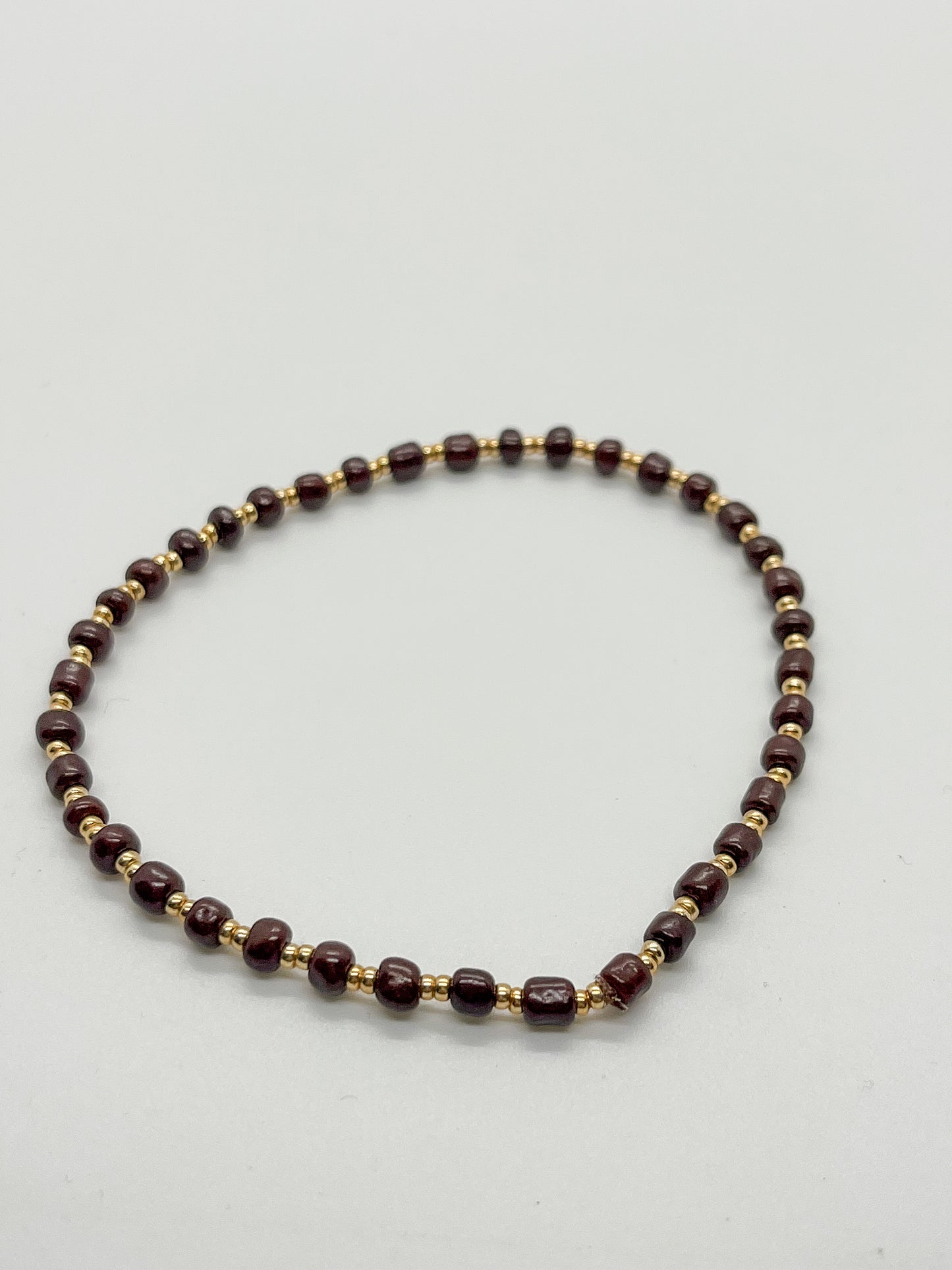 Brown & gold anklet/bracelet