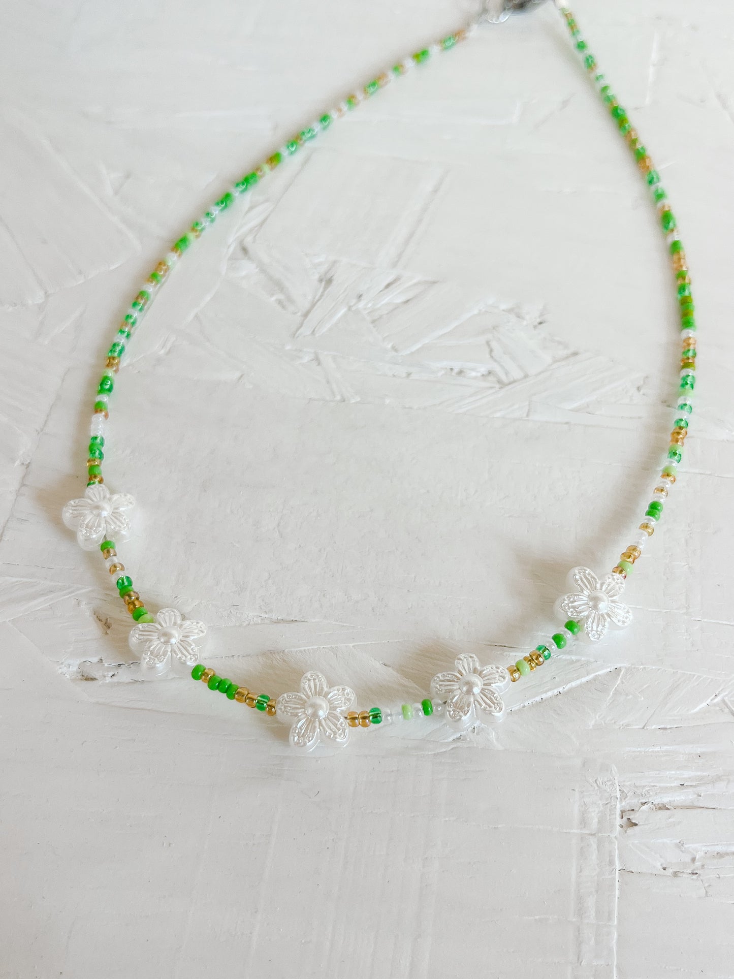 Mixed greens flower choker