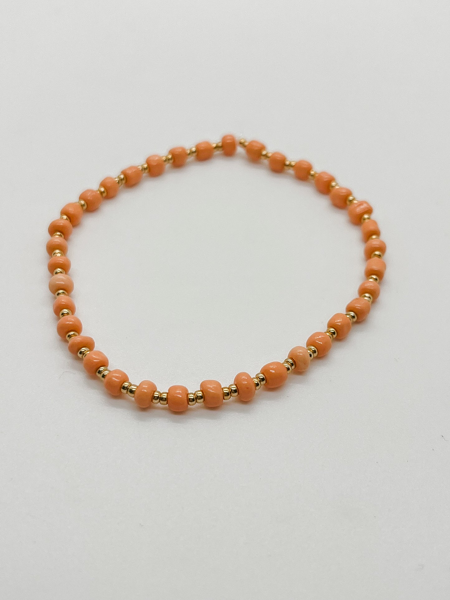 Peach anklet/bracelet