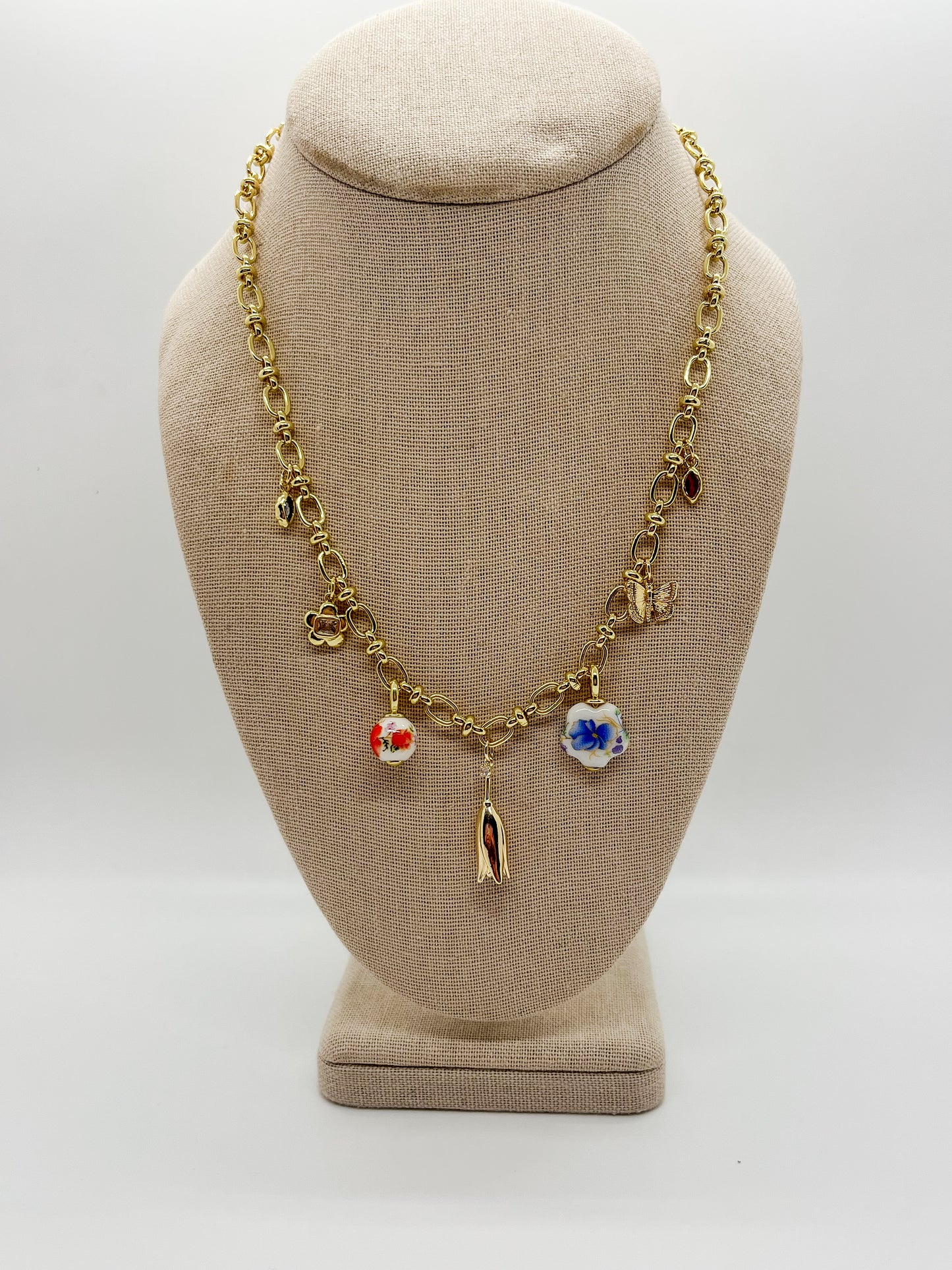 Garden Party charm necklace