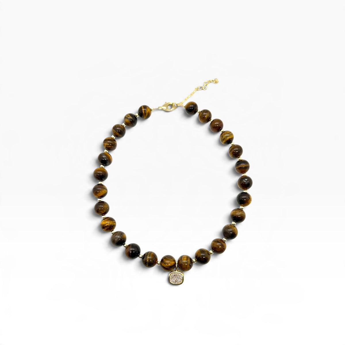 Tiger Eye Crystal Necklace