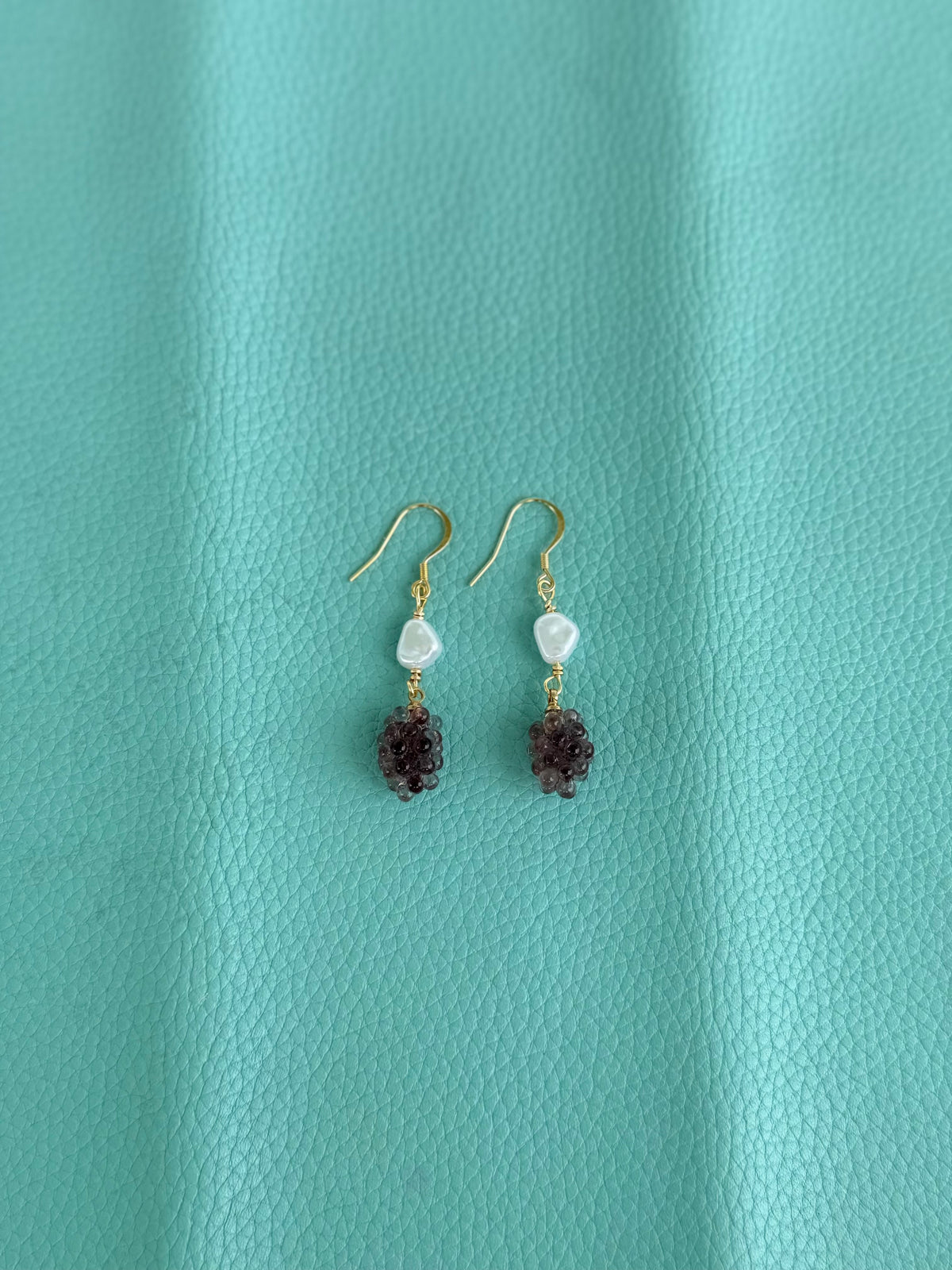 Grape earrings