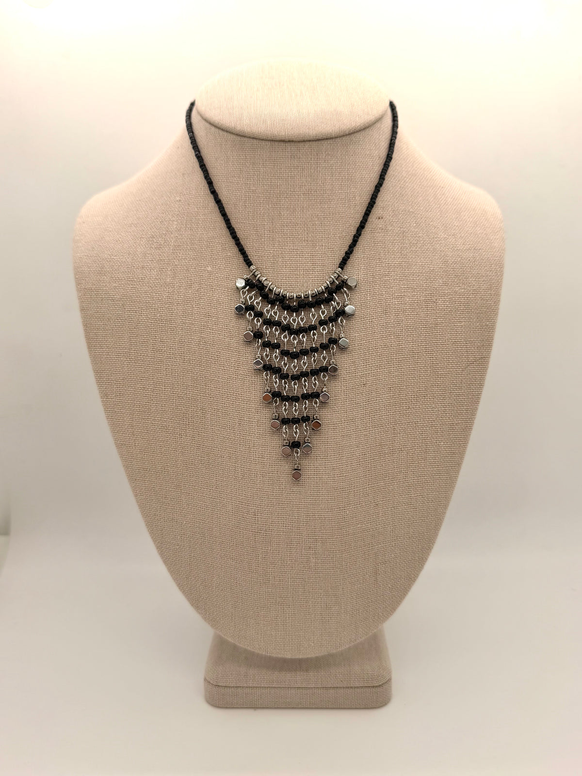 Black Chandelier Necklace