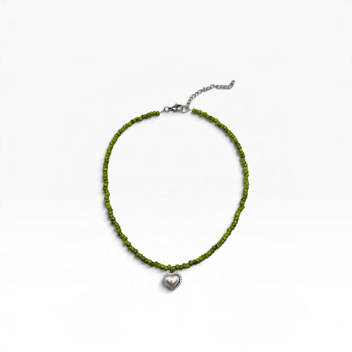 Green Heart Necklace