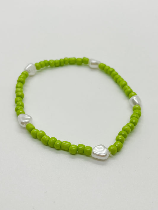 Lime green anklet/bracelet