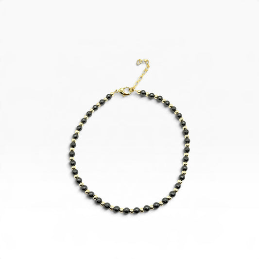 Gold & Gunmetal Necklace