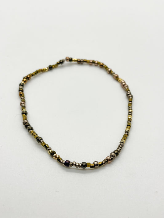 Mixed metal anklet/bracelet