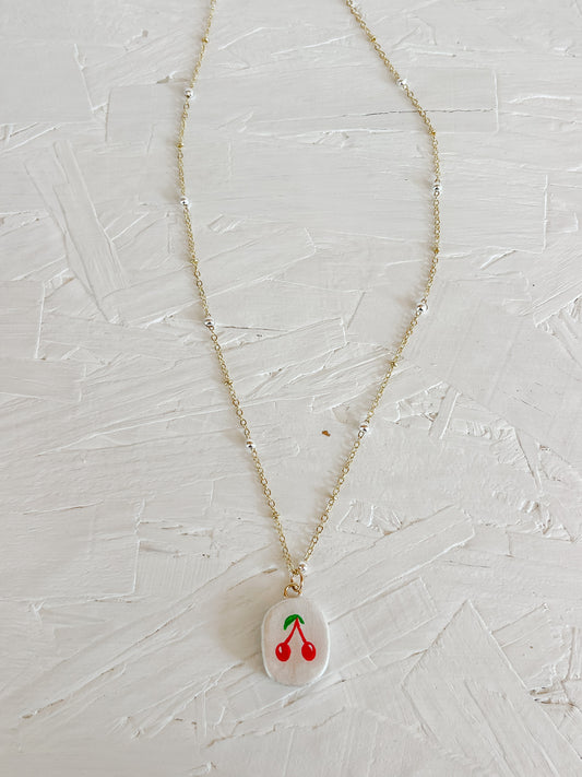 Cherry necklace