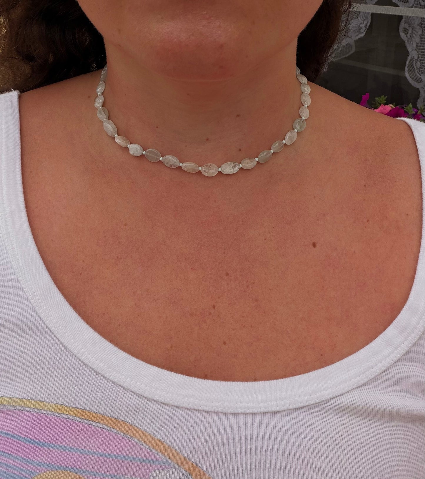 Aquamarine necklace