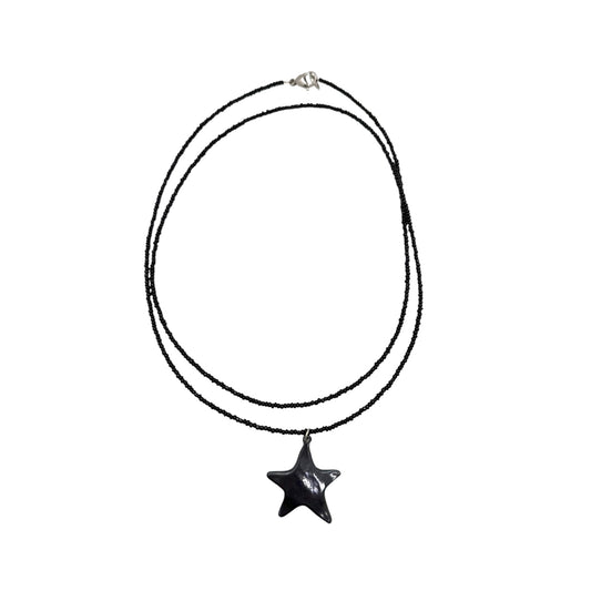 Black Double Wrap Star