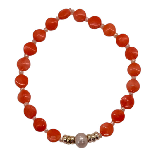 Peach bracelet