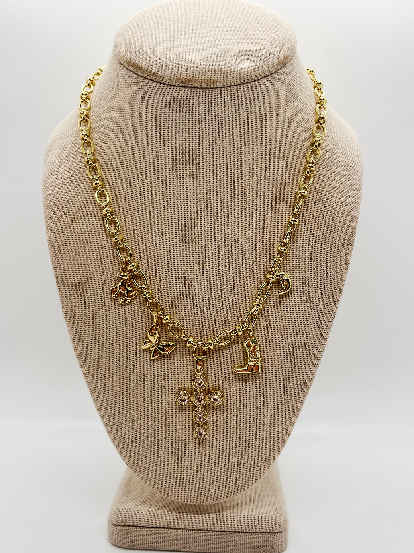 Horse Girl charm necklace