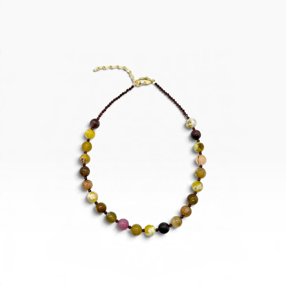 Multicolor Agate Necklace
