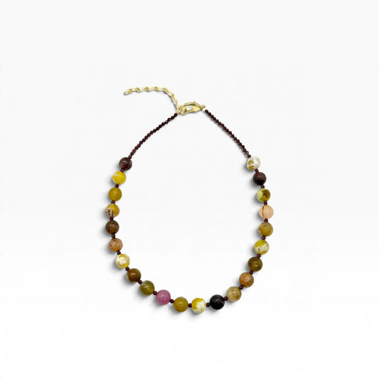 Multicolor Agate Necklace