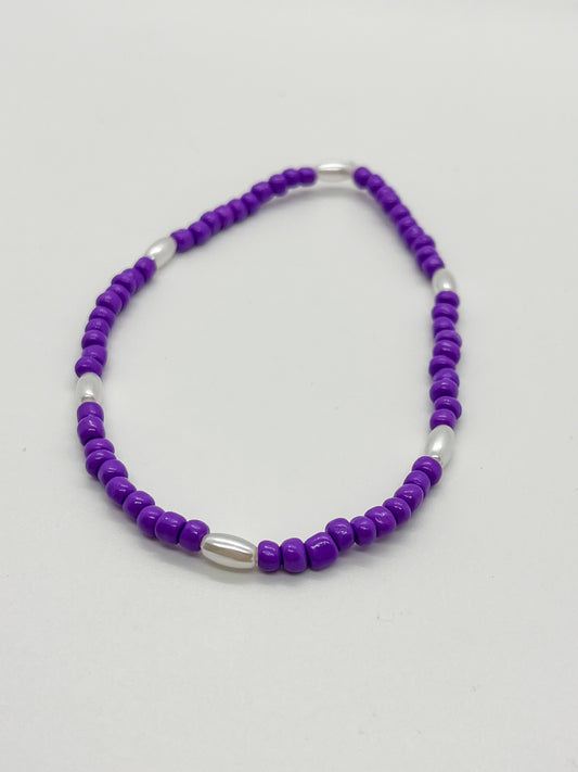 Purple anklet/bracelet