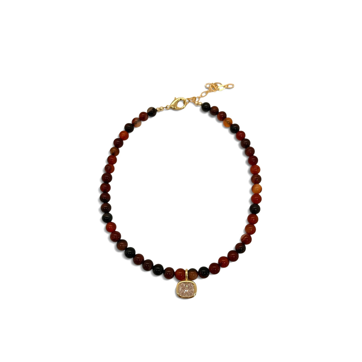 Rust Agate Necklace