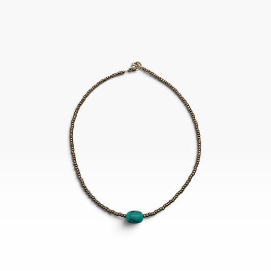 Turquoise Bead Necklace