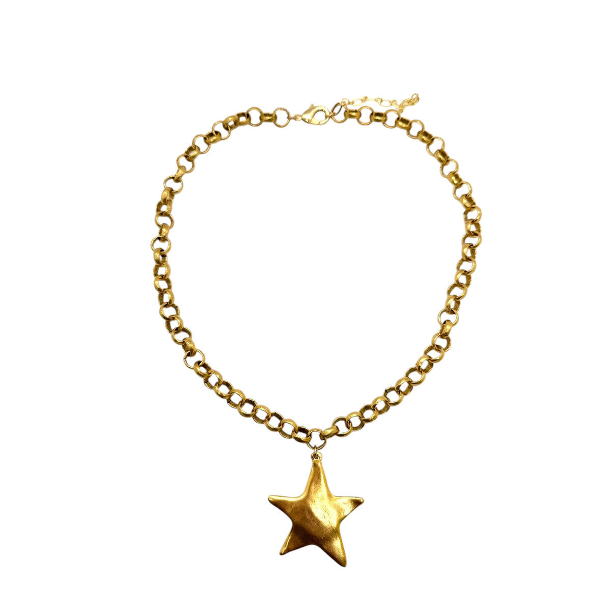 Gold Star Necklace