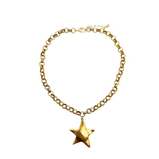 Gold Star Necklace