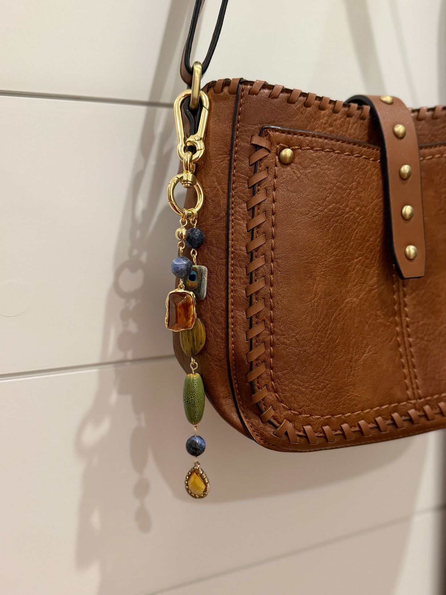 Peacock Bag Charm