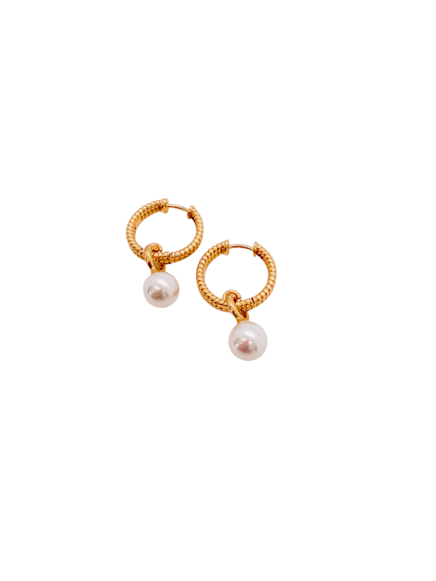Fleur hoops